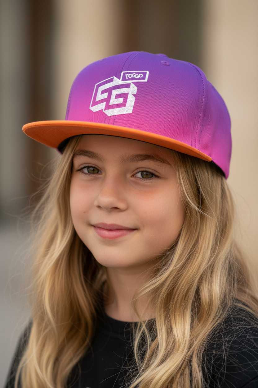TOGGO GG Base Cap Erwachsene Verlauf – Lila-Orange