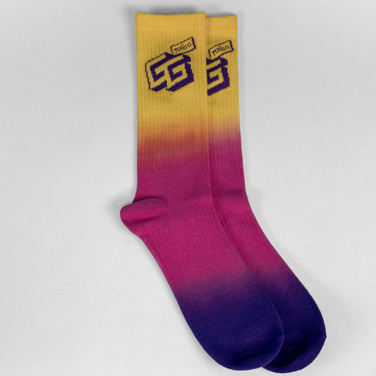 TOGGO GG Socken – Lila-Gelb